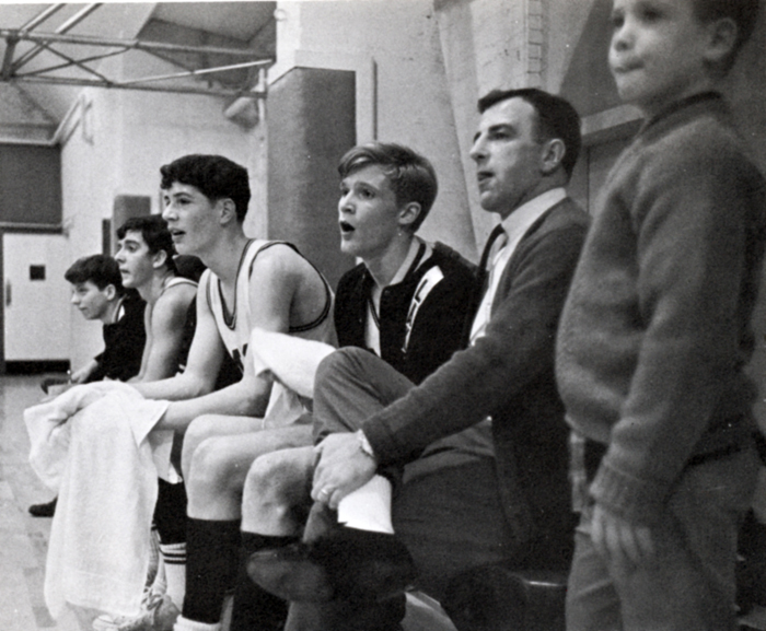 Coach Anderson with Lakeside's basketball team, 1967. Coach Anderson with Lakeside's basketball team, 1967.